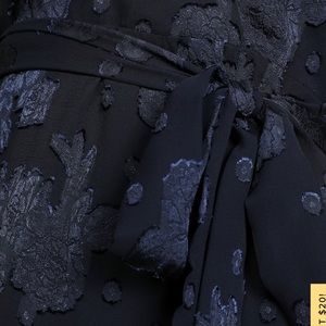 Lulus XL navy dress with side slit. NWT